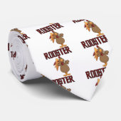 オンドリのTシャツおよびギフト ネクタイ (ロール)