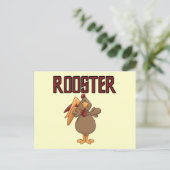 オンドリのTシャツおよびギフト ポストカード (スタンド正面)