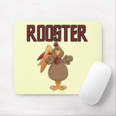 オンドリのTシャツおよびギフト マウスパッド (マウス)