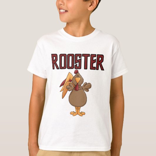 オンドリのTシャツおよびギフト Tシャツ (正面)