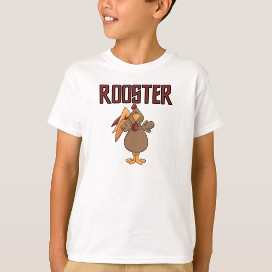 オンドリのTシャツおよびギフト Tシャツ (正面)
