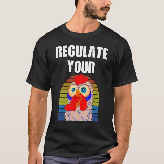 オンドリを規制する Tシャツ (正面)
