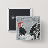 オンドリ呼出しIII 缶バッジ (正面&裏面)