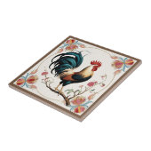 オンドリ開花 タイル (側面)