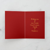 オンドリ2017年挨拶の1の金年 シーズンカード (内部)