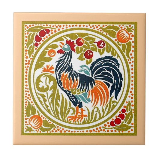 オンドリ3 タイル (正面)