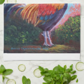 オンドリ キッチンタオル (折り畳み)