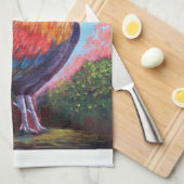 オンドリ キッチンタオル (四つ折り)