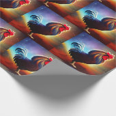 オンドリ ラッピングペーパー (角)