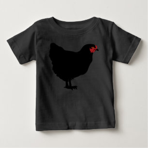 オンドリRAGLAN袖KANJI LOVE ベビーTシャツ