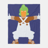 オンパルンパアームズアウト フリースブランケット (正面)