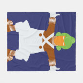 オンパルンパアームズアウト フリースブランケット (正面(横))