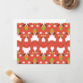 オンパルンパ踊りパターン ノートカード (正面/裏面インサイチュ)