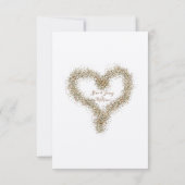 オンビーチサンキューカード 出欠カード (裏面)