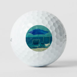オンビーチブルーサンド4ダリル ゴルフボール