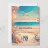 オンビーチ結婚式詳細 招待状 (正面)