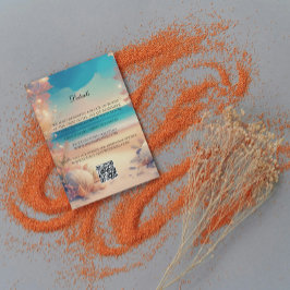 オンビーチ結婚式詳細 招待状