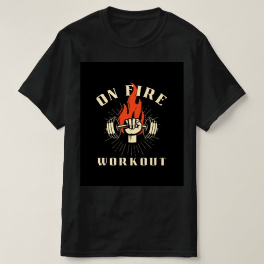 オンファイアトレーニング Tシャツ (デザイン正面)