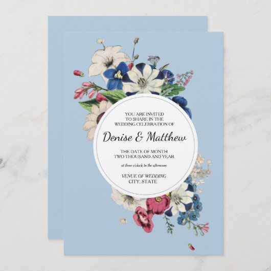 オンファロデスブルーのエターナルコレクション 招待状 (正面/裏面)