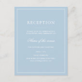 オンファロデス・ブルーの献身的なウェディングセット エンクロージャーカード (裏面)