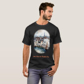 オンフルールの港の船 Tシャツ (正面フル)