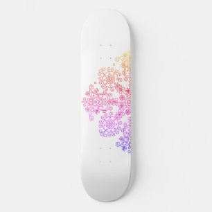 オンブレの花 スケートボード