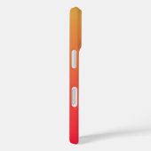 オンブレの赤と黄色の炎のグラデーション Case-Mate iPhoneケース (裏面 / 右)