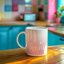 オンブレをカスタマイズ コーヒーマグカップ