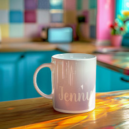 オンブレをカスタマイズ コーヒーマグカップ