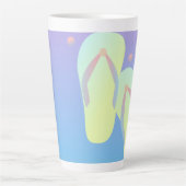 オンブレサンダルの夏 カフェラテマグ (正面)