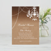 オンブレシャンデリア ブライダルシャワー招待状 招待状 (スタンド正面)