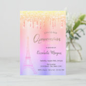 オンブレドリップス、エッフェル塔のキンセアニエラ 招待状 (スタンド正面)