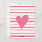 オンブレピンクのHOHO ガレンティーンズデーの2枚の写真 シーズンカード (裏面)