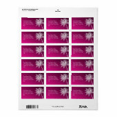 オンブレピンクトロピカルパームズ住所 シール (フルシート)