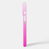 オンブレホットピンクの2色グラデーション 名入れ Case-Mate iPhoneケース (裏面 / 左)