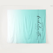 オンブレーバチェロレッテ背景フォトブース タペストリー (正面(横))