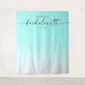 オンブレーバチェロレッテ背景フォトブース タペストリー (正面)