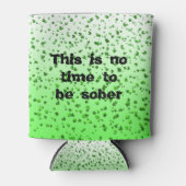 オンブレ グリーン シャムロック クローバー セントパトリックデー 缶クーラー (正面)