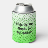 オンブレ グリーン シャムロック クローバー セントパトリックデー 缶クーラー (缶裏面)