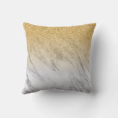 オンブレ ゴールド グリッター マーブル グラデーション フェイディング クッション (裏面)