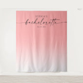 オンブレ・バチュロレッテ・パーティー・バックドロップ・フォトブース タペストリー (正面)