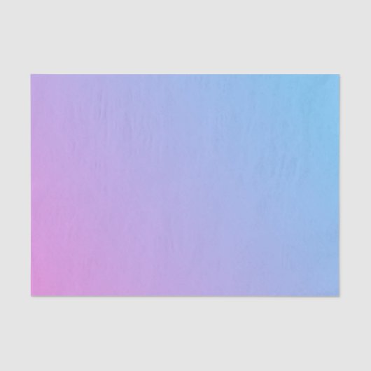 オンブレ ピンクからブルーのティッシュペーパー 薄葉紙 (正面)