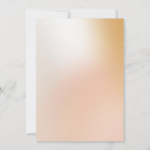 オンブレ ミニマル ウェディング 招待状 (裏面)