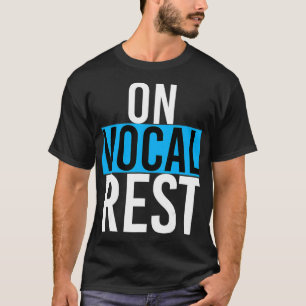 オンボーカルレスおもしろいト歌手歌唱ミュージシャンバンド Tシャツ