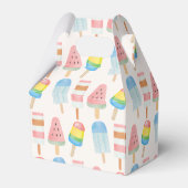オンポップ・アートのアンドチルアイスクリーム子供の誕生日 フェイバーボックス (裏面サイド)
