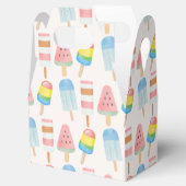 オンポップ・アートのアンドチルアイスクリーム子供の誕生日 フェイバーボックス (オープン)