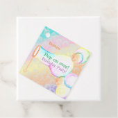 オンポップ・アートのオーバー子供の誕生日パーティーありがとう フェイバータグ (インサイチュ)