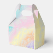 オンポップ・アートのオーバー子供の誕生日パーティー フェイバーボックス (裏面サイド)