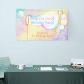 オンポップ・アートのオーバー子供の誕生日パーティー 横断幕 (トレードショー)