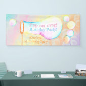 オンポップ・アートのオーバー子供の誕生日パーティー 横断幕 (トレードショー)